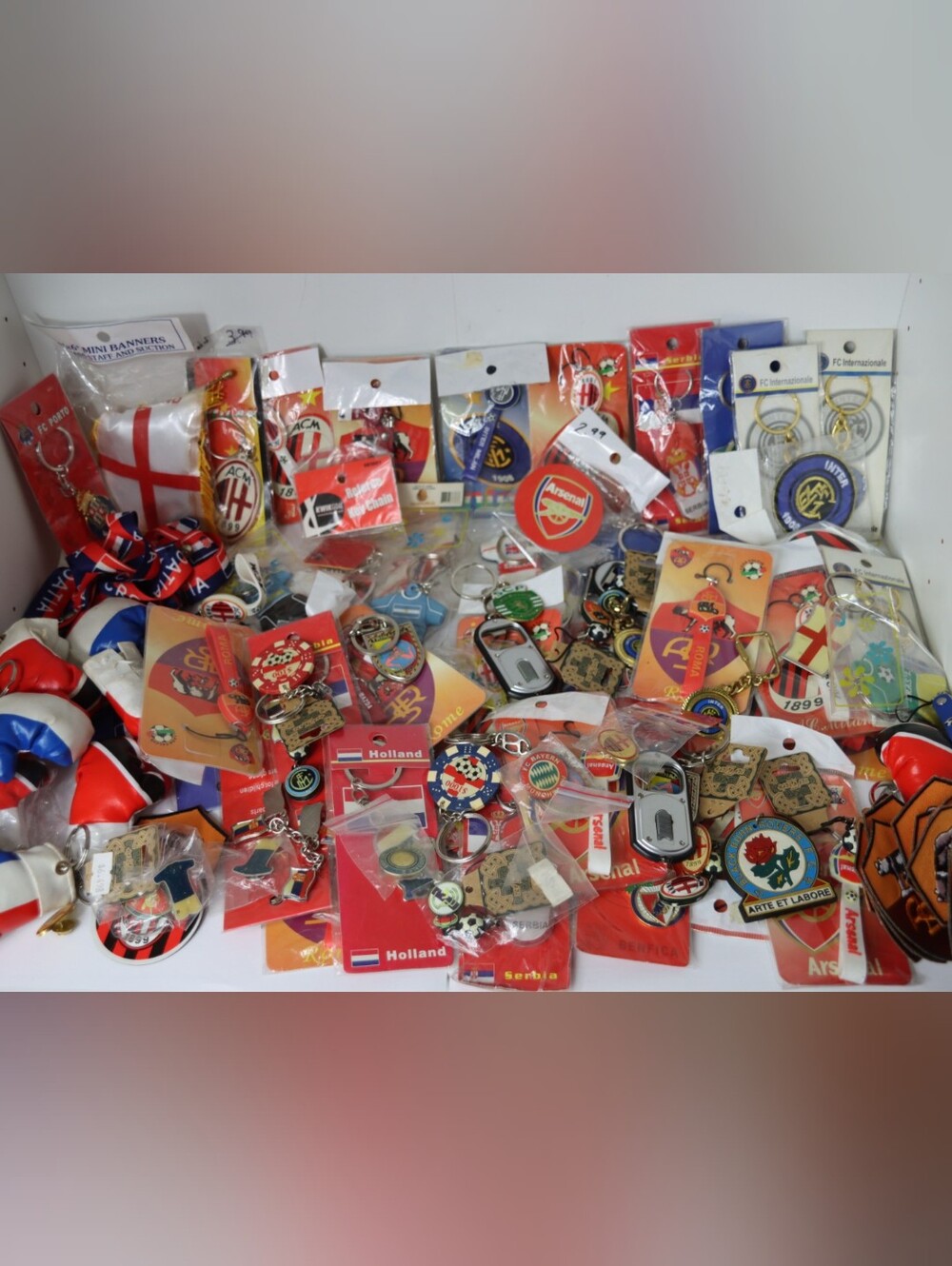 Mixed Soccer Football Keychain Lot